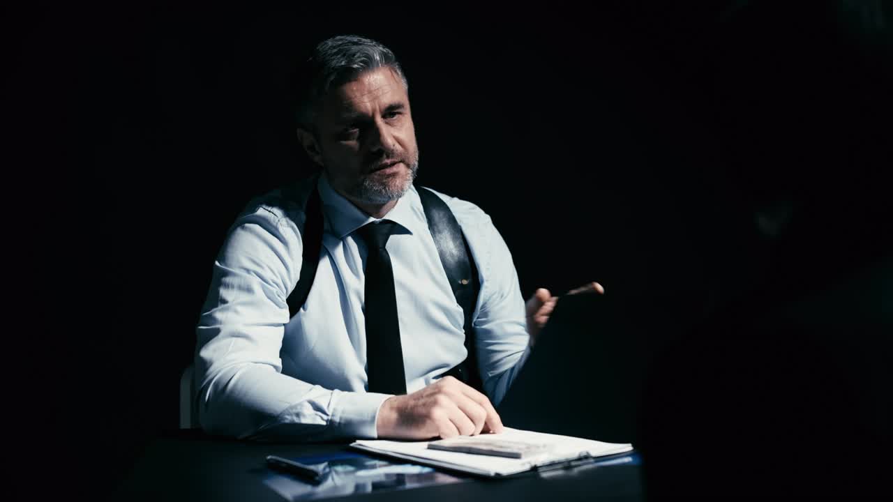 oficial de policía corrupto aceptando dinero soborno, mala conducta, policía sucio, criminal