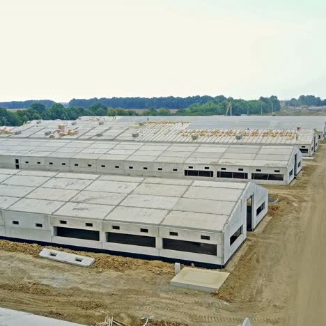 bouw van een nieuw landbouwbedrijf