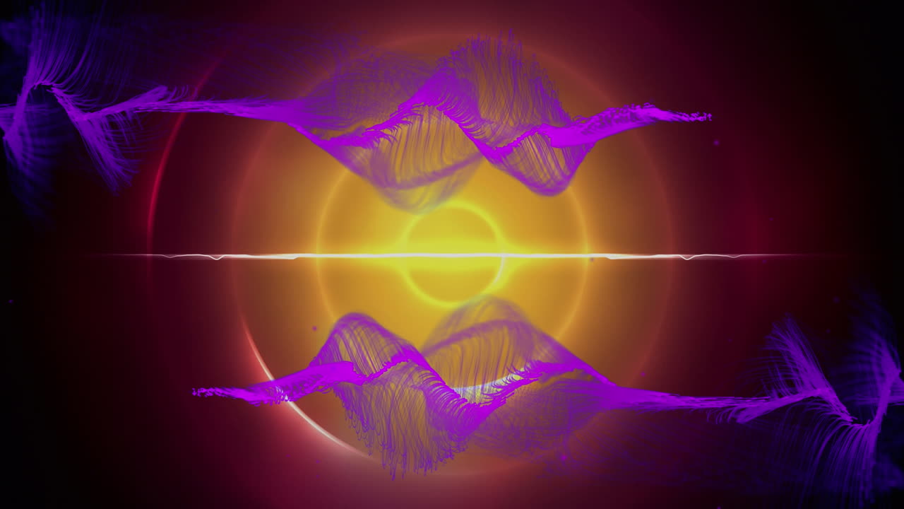 animación de formas en movimiento sobre fondo negro