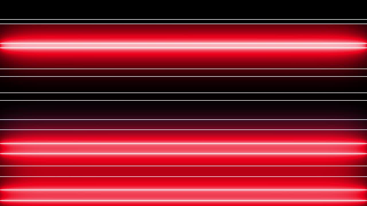 추상적이고 창의적인 네온 라인, 바 루프 애니메이션