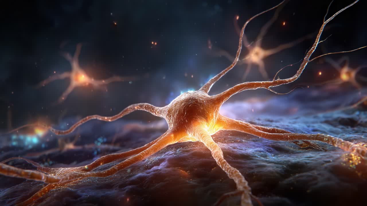Captivating Microscope View of Neuron Activity: Observing the Intricate Structures and Connections of Neural Cells and Their Role in Brain Functions and Signals