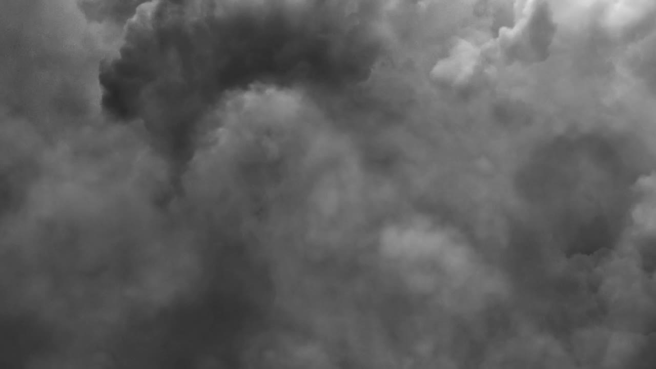 심한 천둥과 번개 구름 4k