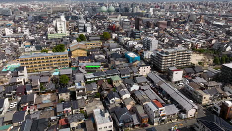 residential area in city of kyoto in kansai, japan