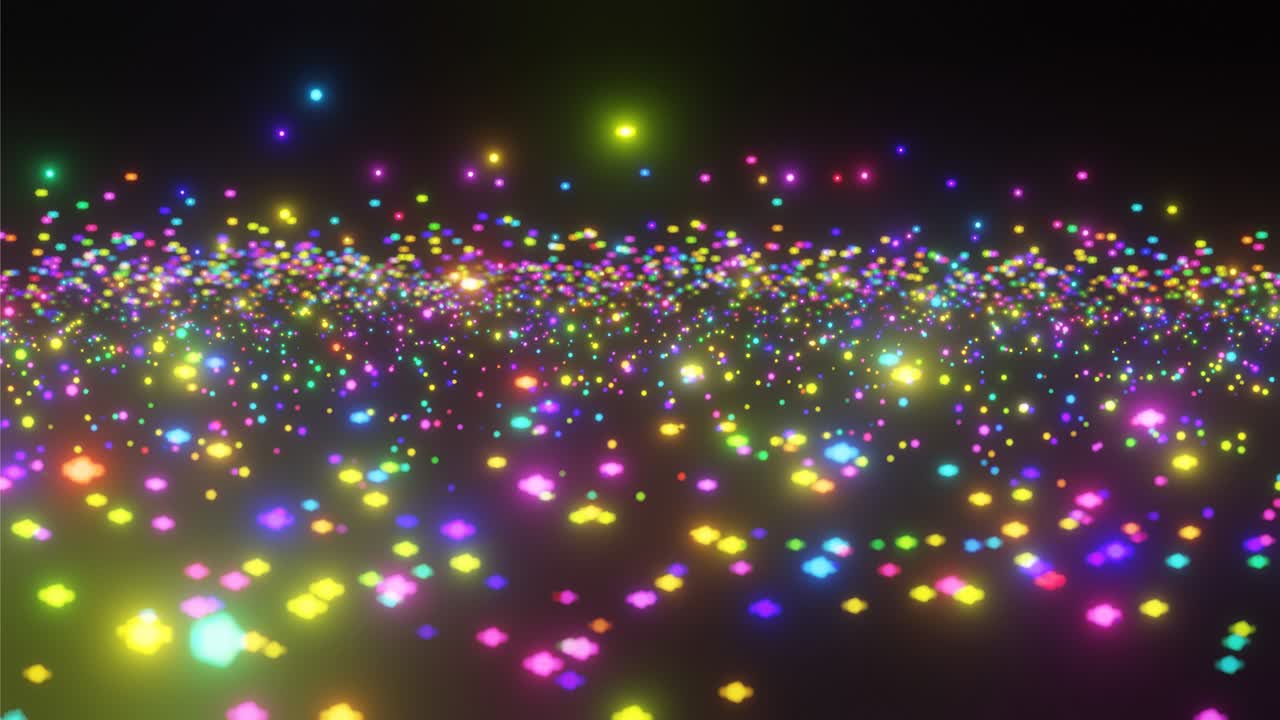 춤추는 조명 및 조명, 라이브 장소에서 배경 비디오 (4k 해상도)