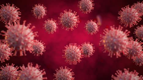 el concepto del virus de la corona es un video 4k en bucle.