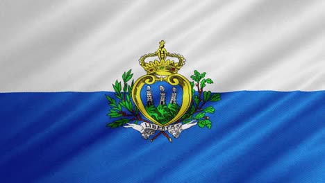 flag of san marino waving background