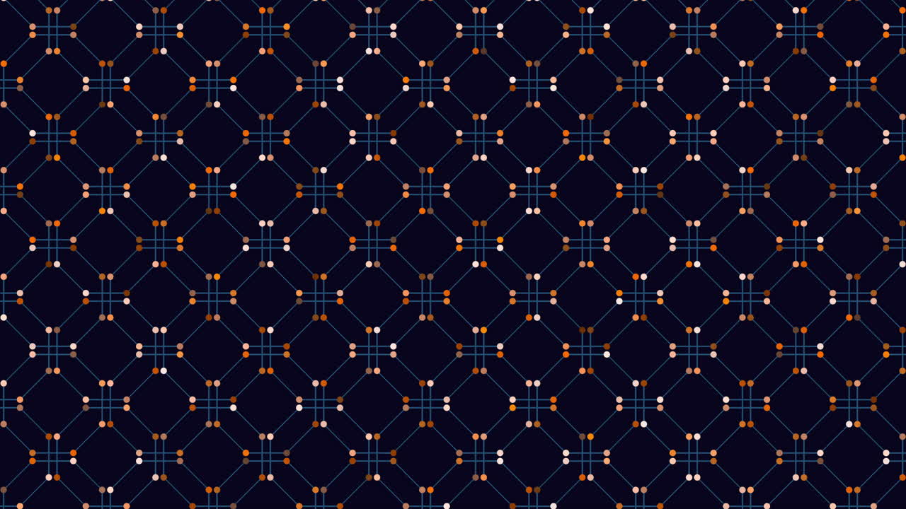 Elegant geometric pattern black and white with blue dots