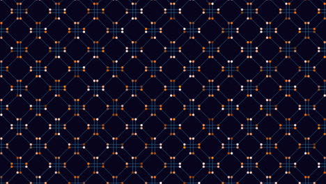 elegant geometric pattern black and white with blue dots