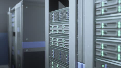 server racks in a data center