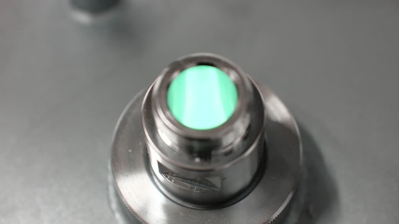 Close-up of an Optical Lens