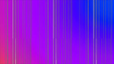 vista frontal de una pantalla chisporroteante contra una sombra de púrpura