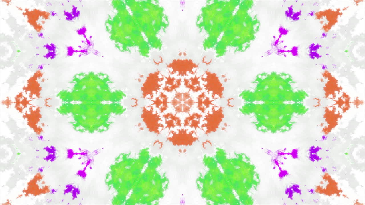 Motivo astratto tie-dye a mandala