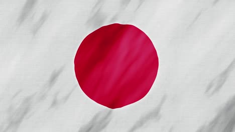 4k flag of japan 4k. animated background