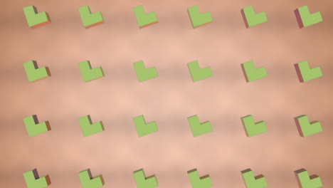 animación de formas en movimiento sobre un fondo gris