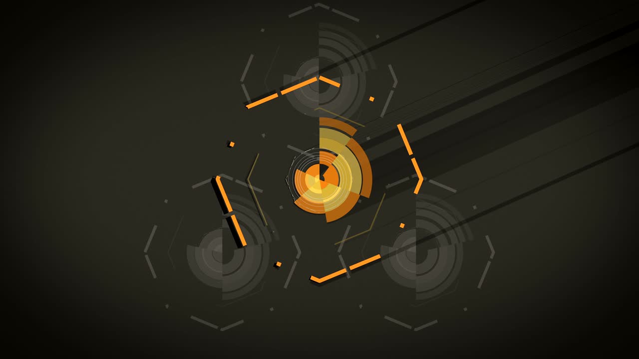 color spinning vector abstract geometric banner. estilo retro. bucle. versión sin carga de texto. echa un vistazo a mis otras animaciones de carga.