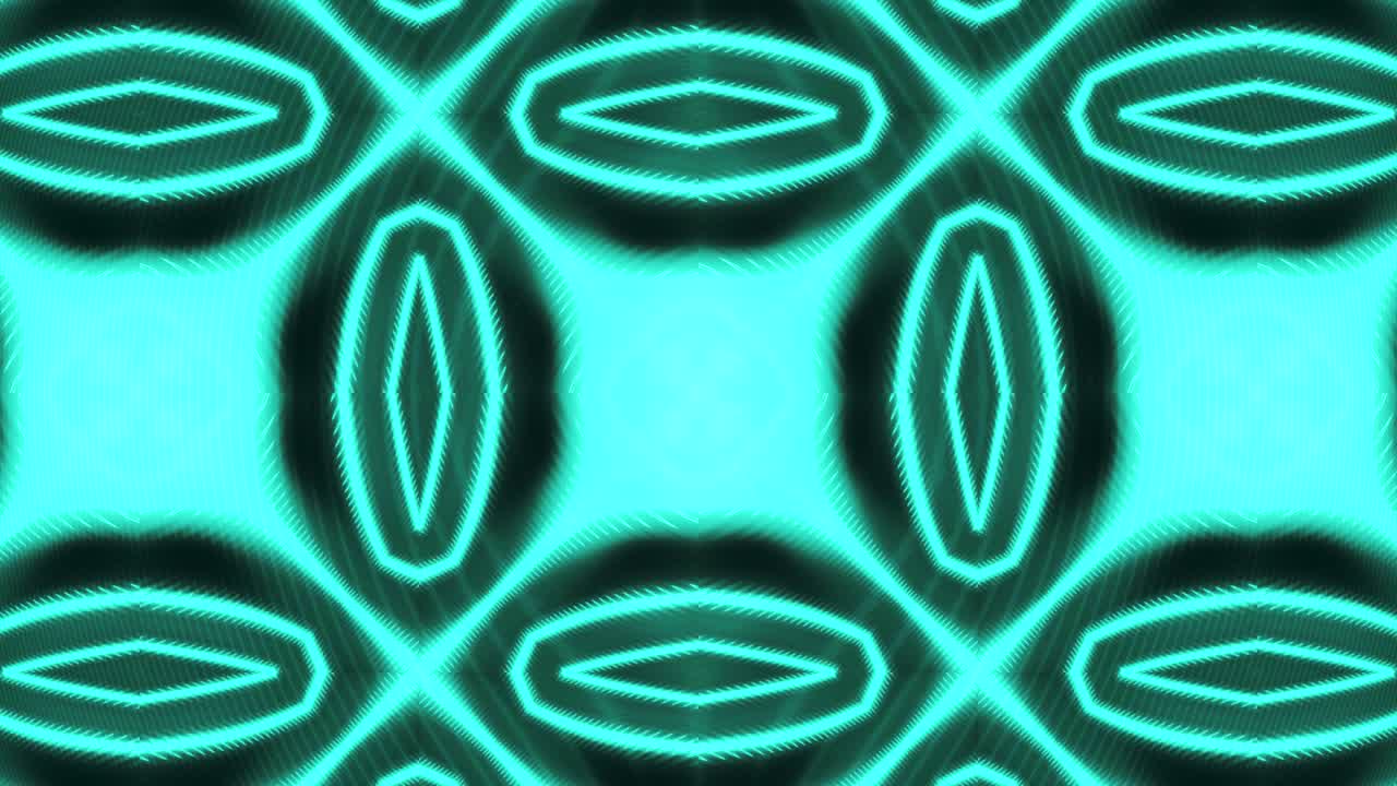 Moving kaleidoscope. 4K motion graphics