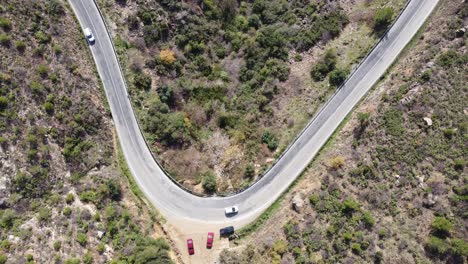 Fahrzeugverkehr-In-Kurven