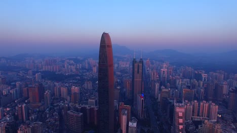 shenzhen city night scene