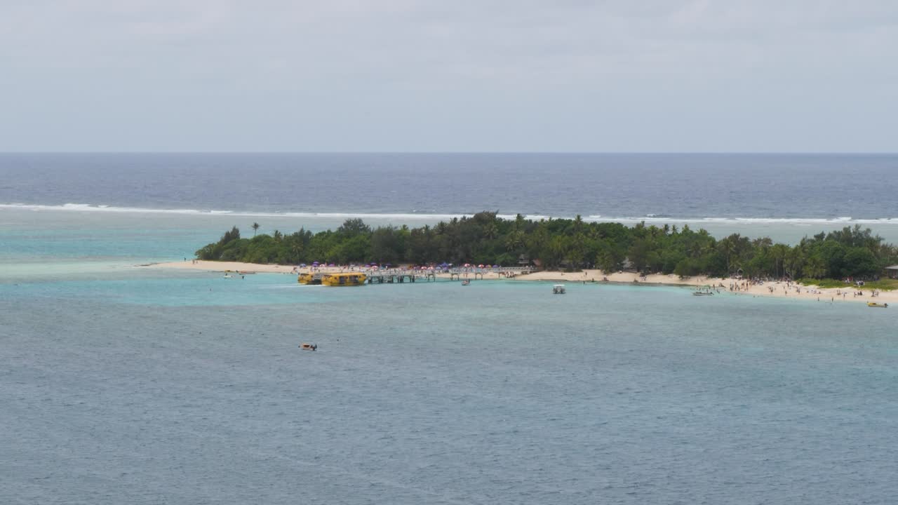 La hermosa playa de Mystery Island, Vanuatu
