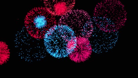 22 firework display concept of completion on dark black sky of any holiday chinese new year new year