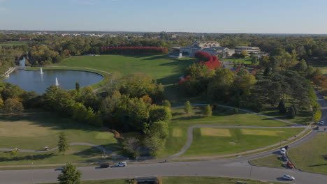 Aerial-of-Forest-Park-with-the-St