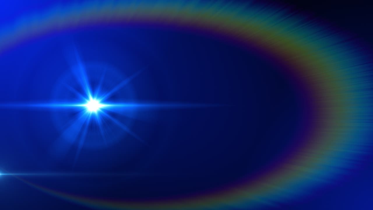 4k abstract blue flare light beam with smoke and dust particle effect green screen loop animation