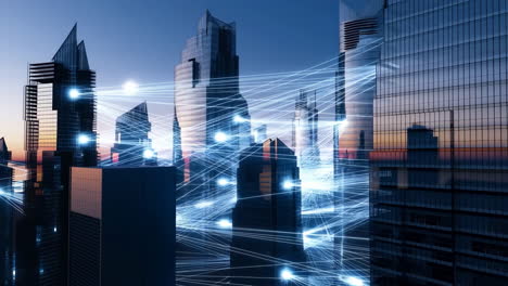 futuristic smart city network connectivity