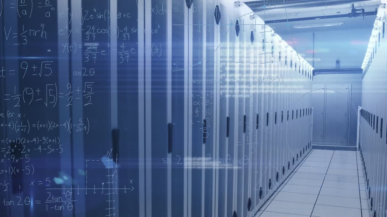 서버 을 통해 기호와 코드로 수학적 방정식의 애니메이션