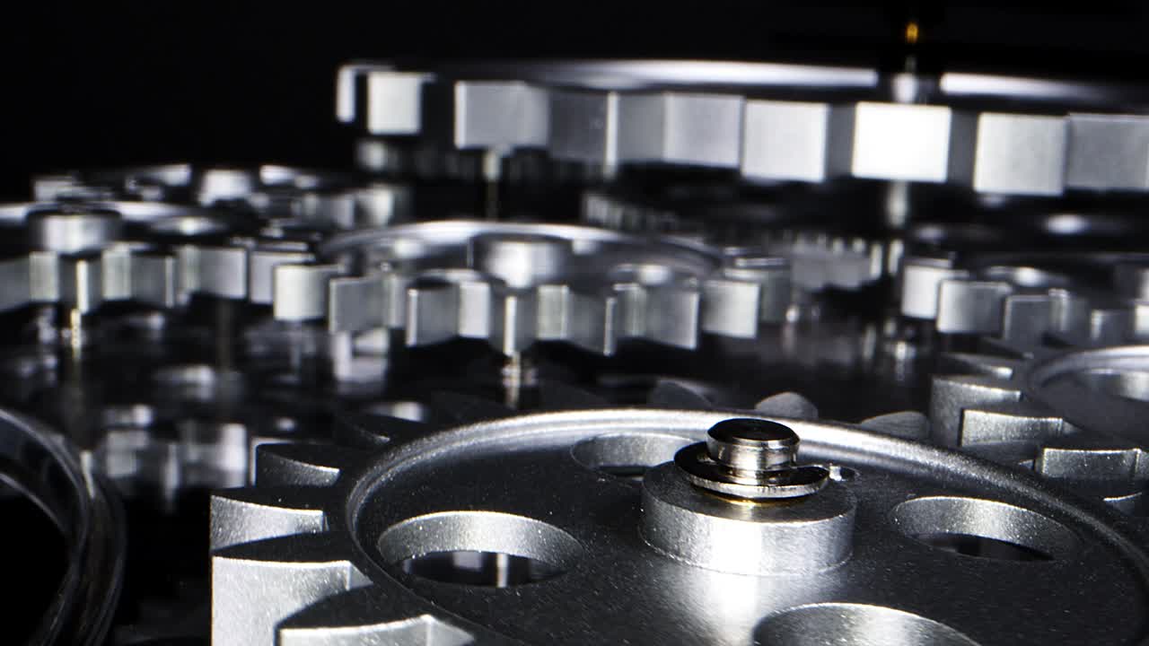 레트로 그룬지 산업 기계 시계 기어