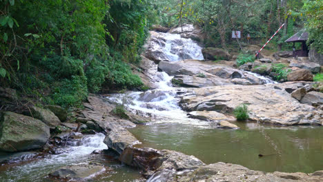 beautiful mae sa waterfall in chiang mai, thailand