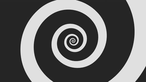espiral de dibujos animados girando en un bucle