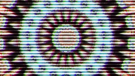 el fondo abstracto de 4k, el bucle de fantasía en movimiento dinámico, el caleidoscopio.