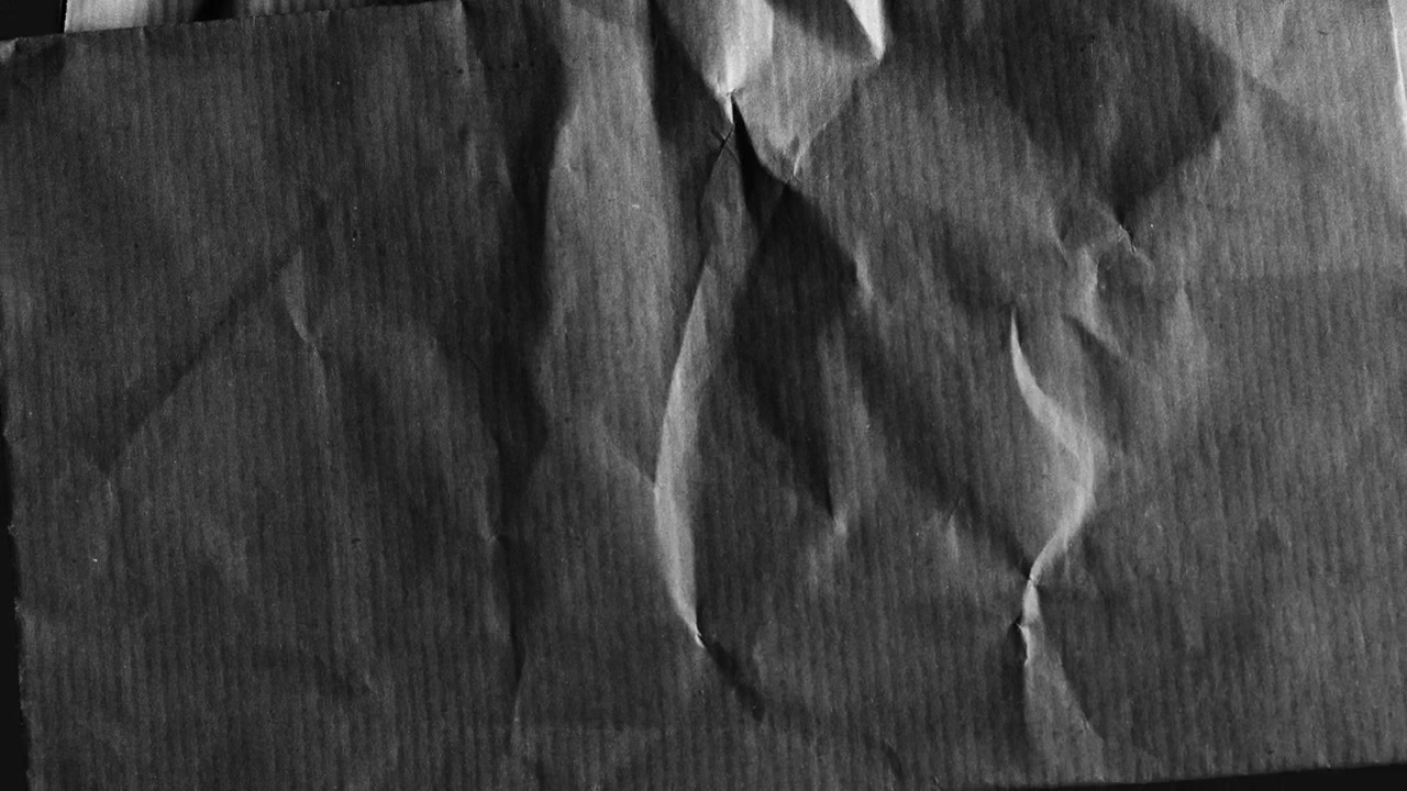 Abstract Black and White Crumpled Paper Texture