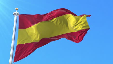 caazapa city flag, paraguay. loop