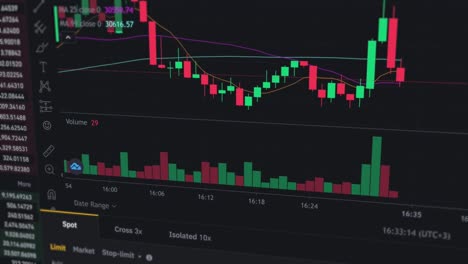interfaz de criptografía de bitcoin: gráficos y estadísticas en vivo de 4k