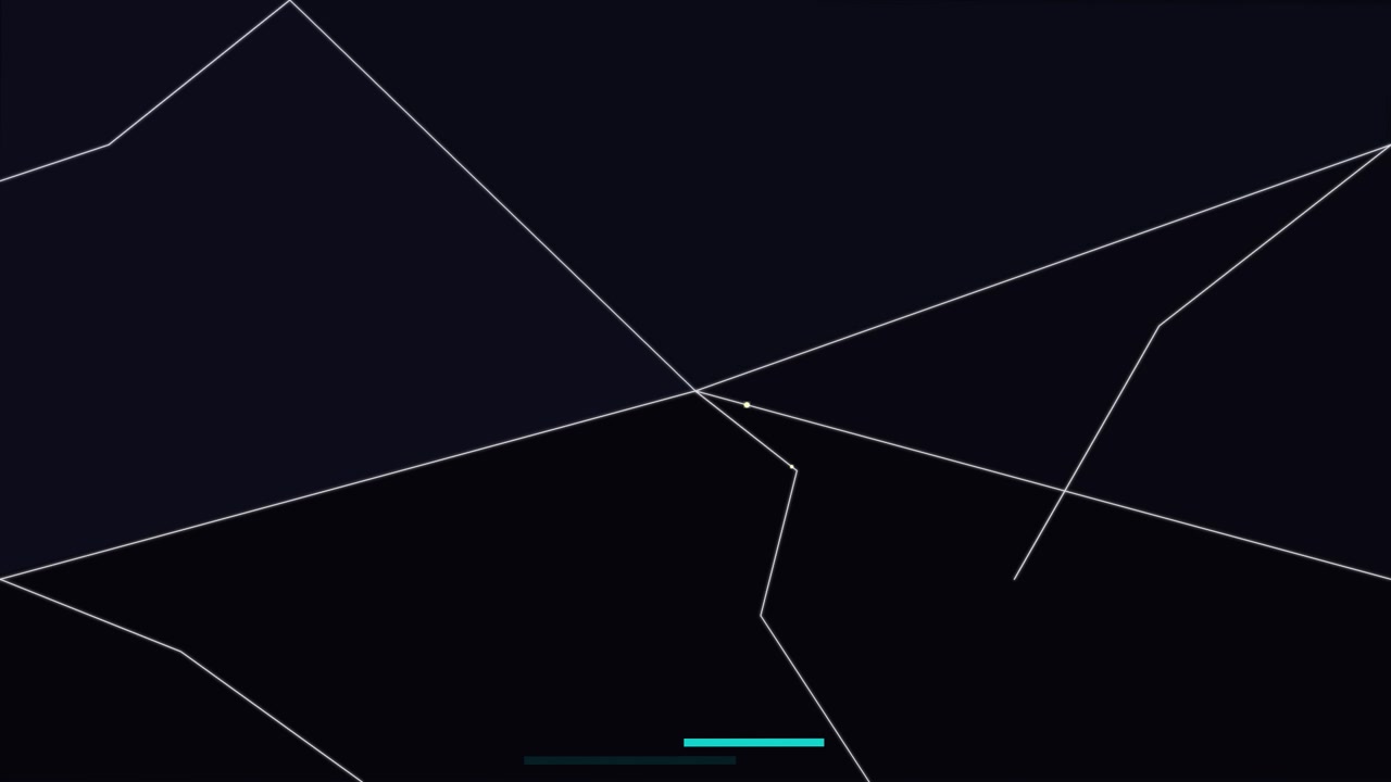 Abstract Motion Graphics with Moving Light Points and Geometric Lines