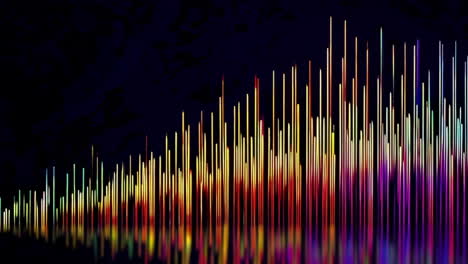 colorful abstract audio visualization
