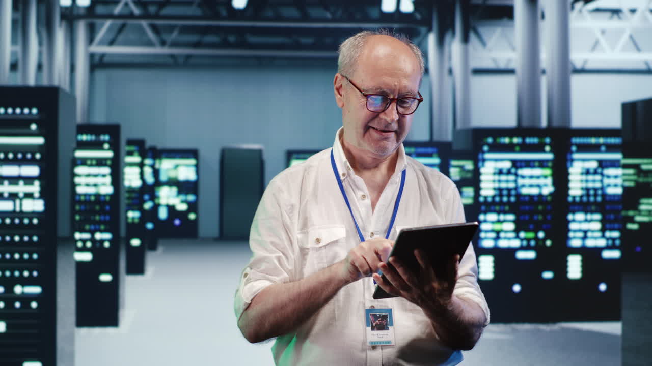 Happy scientist optimizes data center