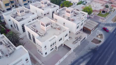 aerial view of residential area in the middle east