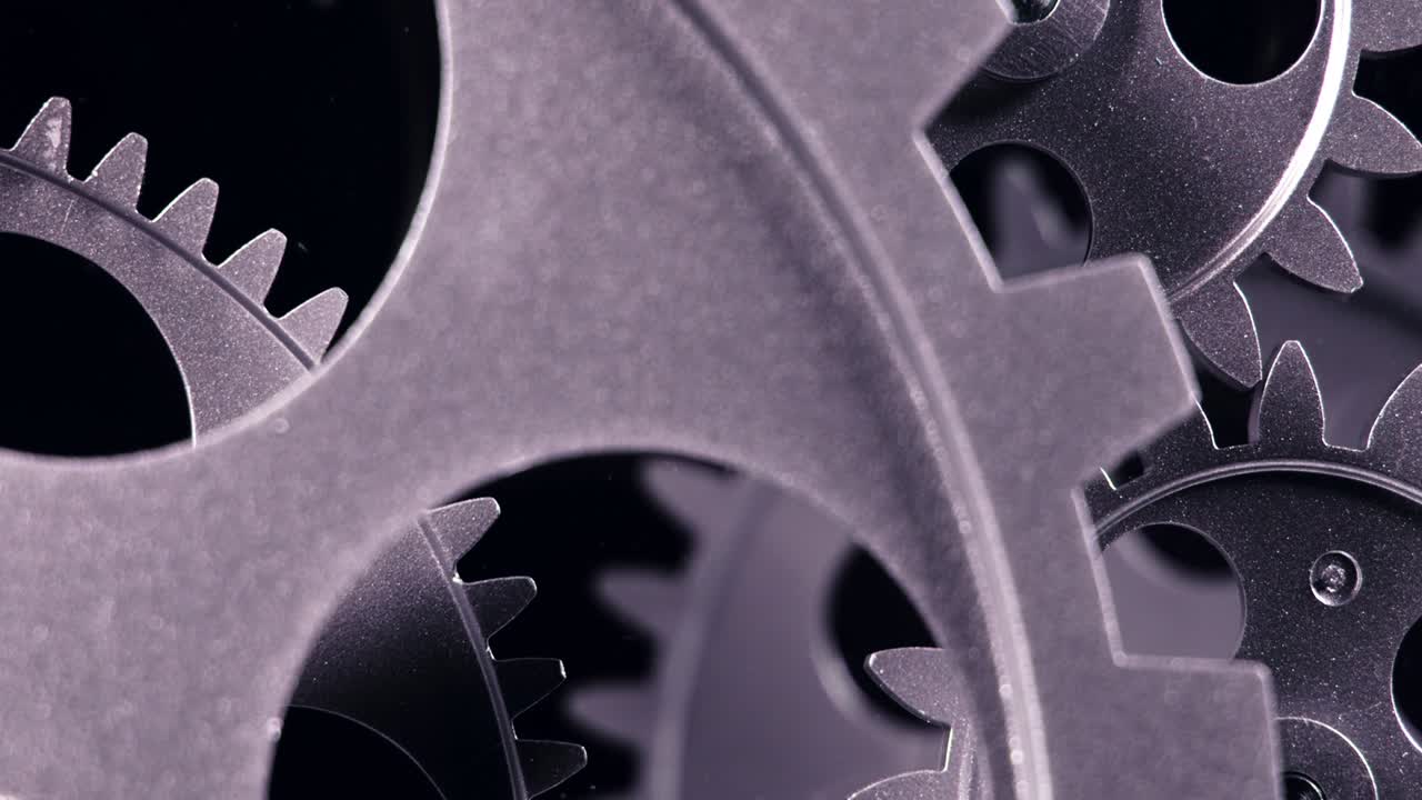 레트로 그룬지 산업 기계 시계 기어