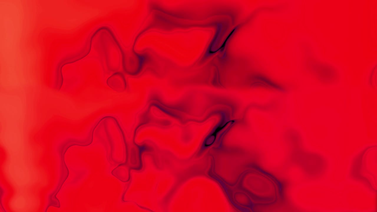 빨간색 잉크 액체 애니메이션 배경 액체 대리석 텍스처의 애니메이션