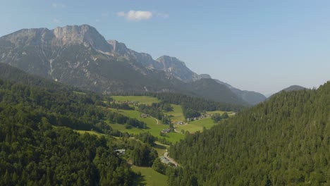 european mountain landscape in summer