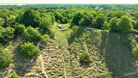 Blick-Nach-Süden-über-Den-Michigansee