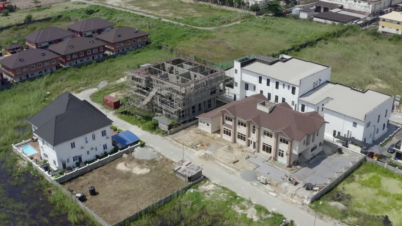 해안 마을 나이지리아 드론 04