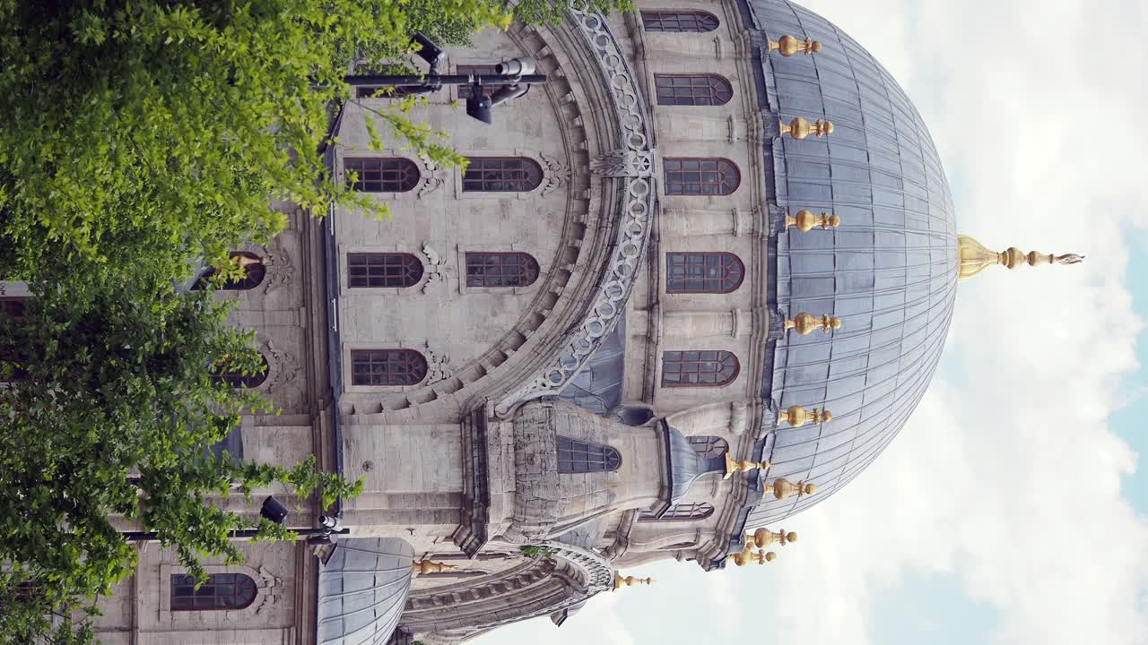 Architectural dome of a historical building