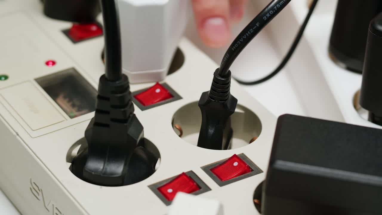 Plugging in Devices to a Power Strip