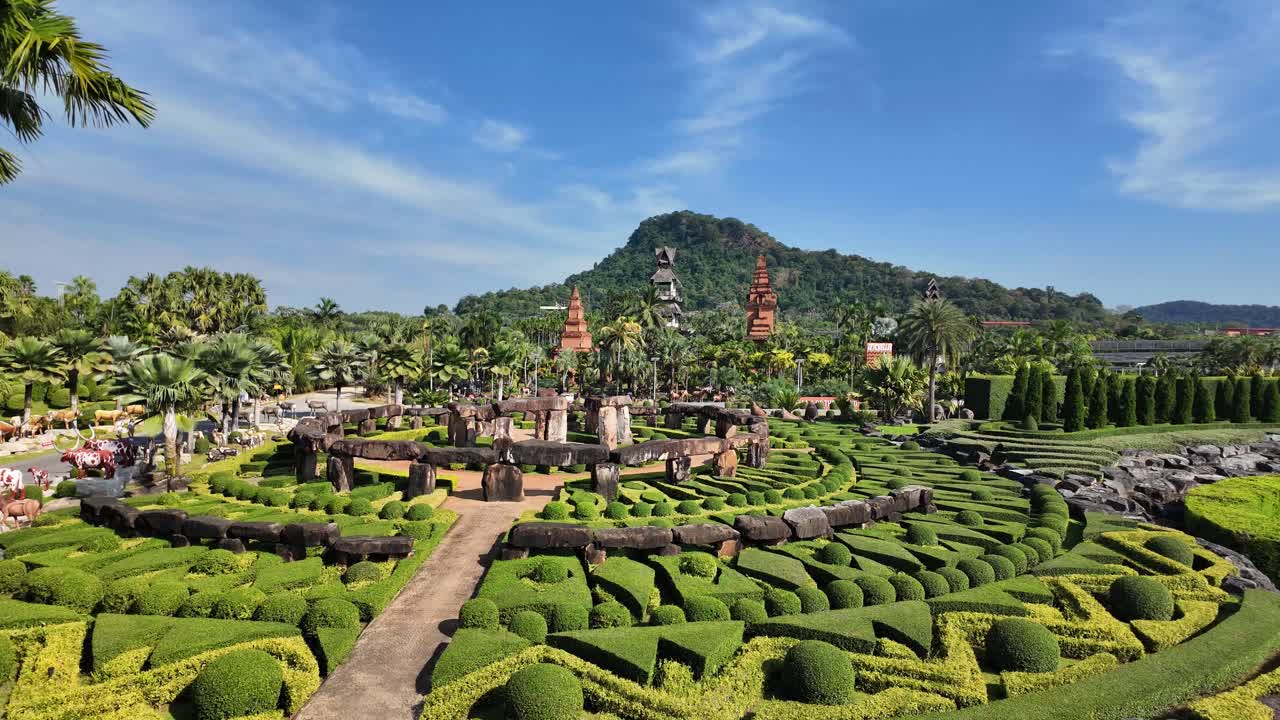 Stonehenge Nong Nooch Botanical Garden Pattaya Thailand landmark tourist attraction