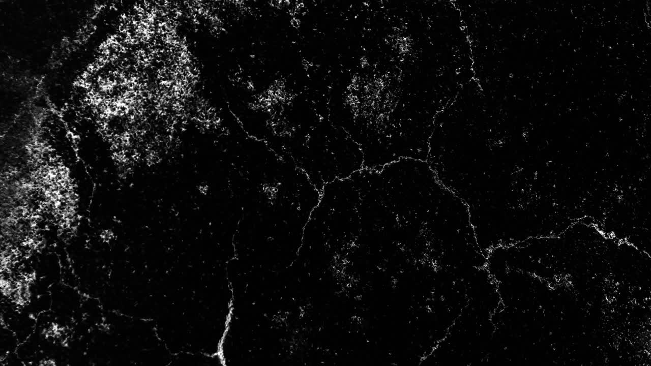 animación de formas blancas que se mueven sobre un fondo negro