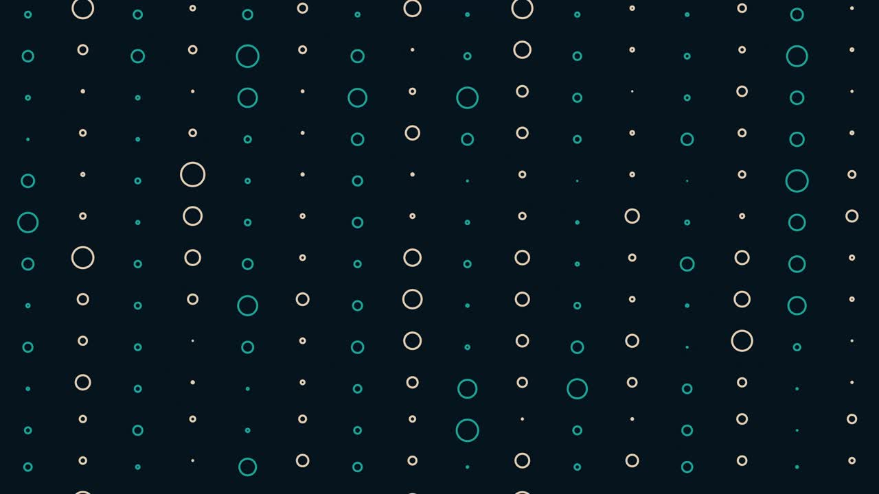 flat geometric background from circles