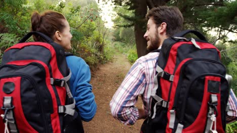 Smiling-couple-walking